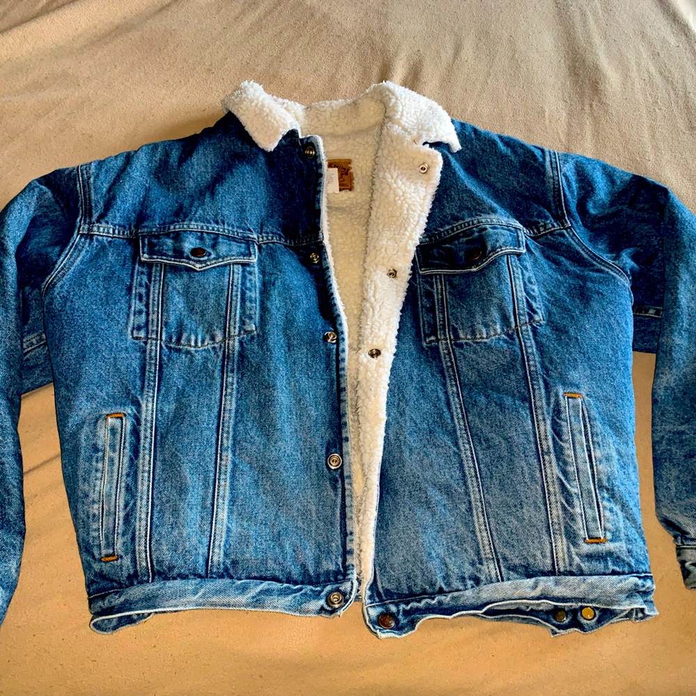 Vintage Gap Denim Sherpa Jacket